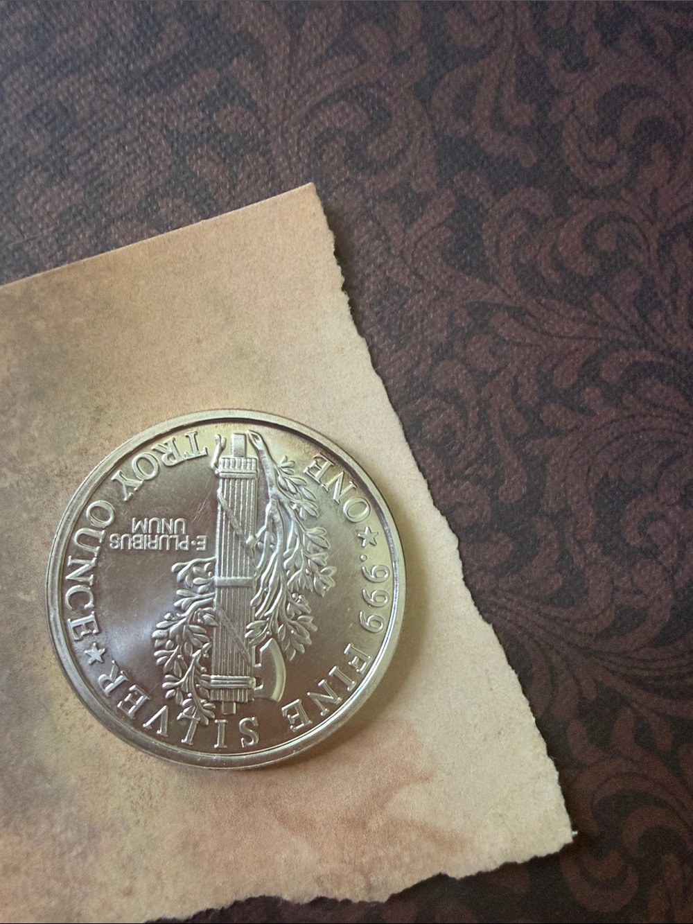 1 oz .999 Fine Silver Round - Classic Mercury Dime Replica